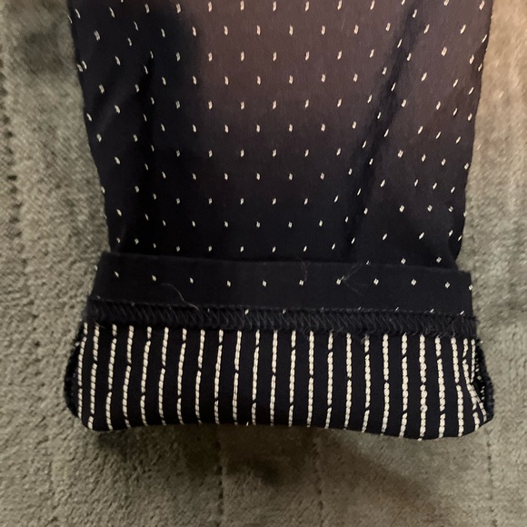 Tommy Hilfiger navy polka dot stretch dress pants - Picture 5 of 9